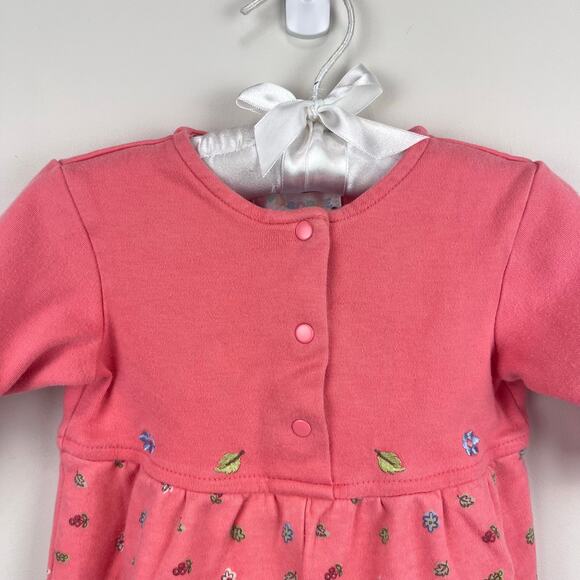 Vintage Gymboree Falling Leave Pink Coverall Newborn 3-6 Months - Picture 2 of 8